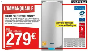 Brico Dépôt Chauffe-eau électrique stéatite acapulco offre