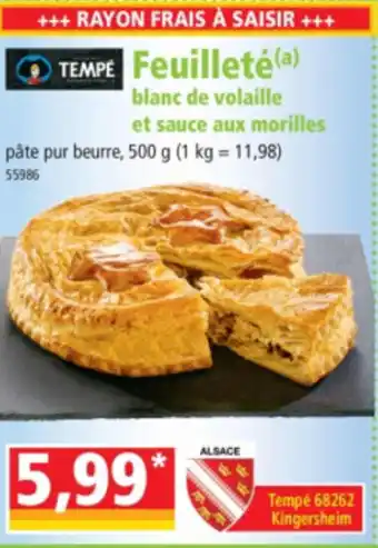 Feuilleté blanc de volaille