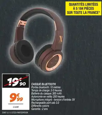 Netto Xtronic casque bluetooth offre