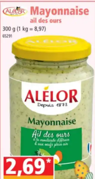 Norma Mayonnaise ail des ours offre
