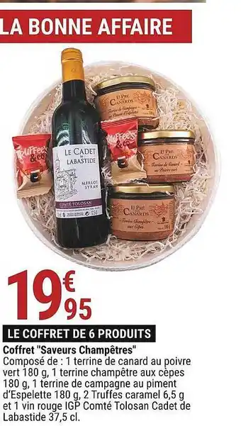 Gamm vert Coffret offre