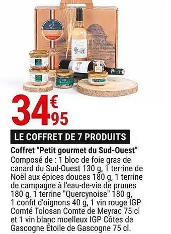 Gamm vert Coffret offre