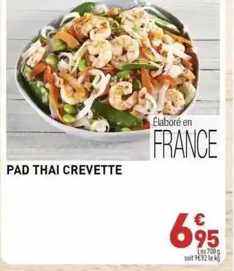 Grand Frais Pad thaï crevette offre