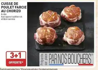 Grand Frais Cuisse de poulet farcie au chorizo offre