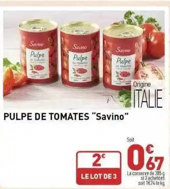 Pulpe de tomates