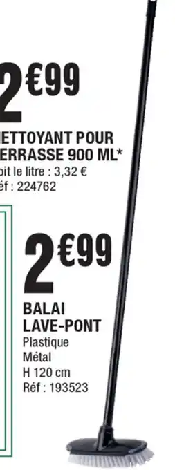 La Foir'Fouille Balai lave-pont offre
