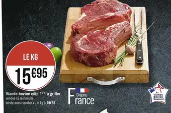 Spar Viande bovine côte offre