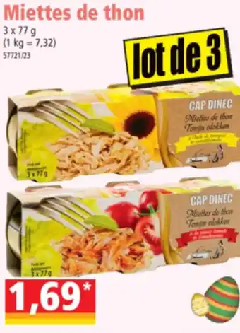 Norma Miettes de thon offre