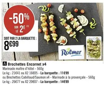 Spar Brochettes encornet x4 offre