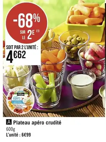 Spar Plateau apéro crudité offre