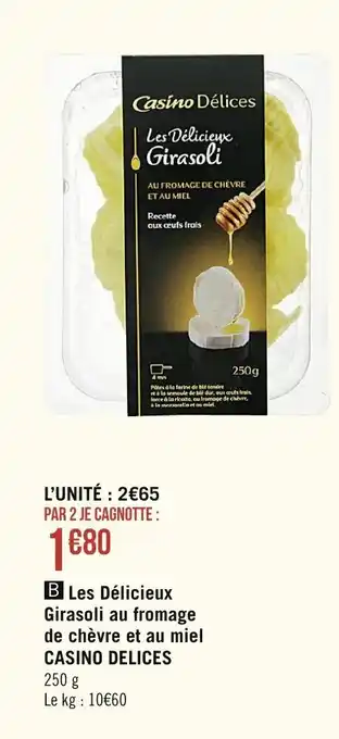 Spar Les délicieux girasoli au fromage offre