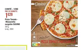 Spar Pizza tomate - mozzarella surgelée offre