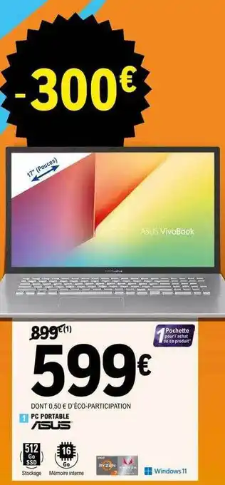 E.Leclerc Pc portable 17 offre