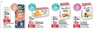 G20 8 brioches goût fraise pitch, tartelettes citron bonne maman, la madeleine chocolat au lait bonne maman, la madeleine cœur my offre