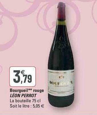 G20 Bourgueil rouge léon perrot offre