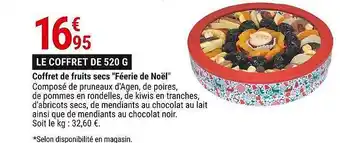 Gamm vert Coffret de fruits secs offre