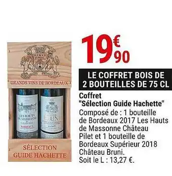 Gamm vert Coffret offre