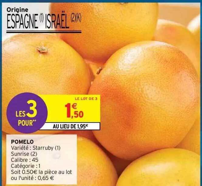 Promo Pomelo chez Intermarché Hyper