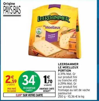 Intermarché Hyper Leerdammer le moelleux portion offre