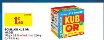 Bouillon kub or maggi