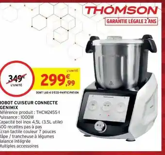 Intermarché Hyper Robot cuiseur connecté genimix thomson offre