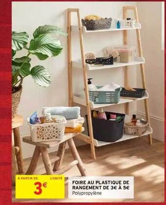 Intermarché Hyper Foire au plastique de rangement offre