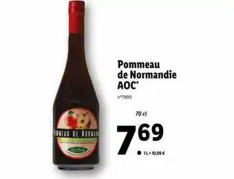 Lidl Pommeau de normandie aoc offre