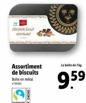 Lidl Assortiment de biscuits favorina offre