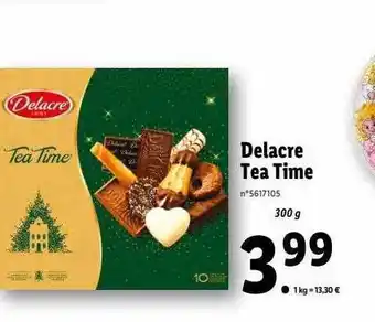 Lidl Delacre tea time offre