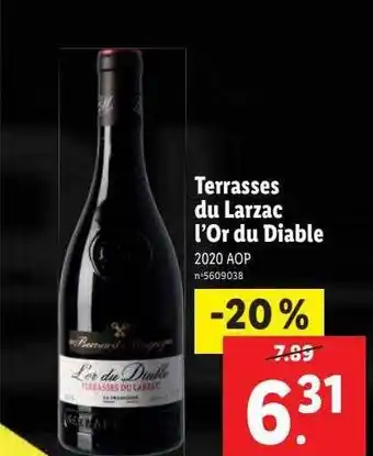 Lidl Terrasses du larzac l'or du diable offre