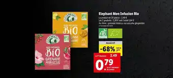 Lidl Éléphant mon infusion bio offre