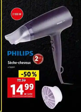 Lidl Sèche-cheveux philips offre