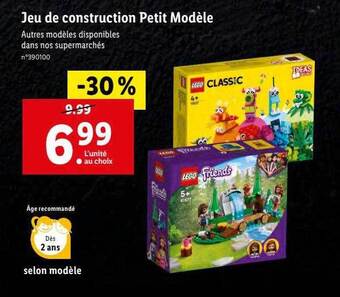 Lidl Jeu de construction petit modèle offre