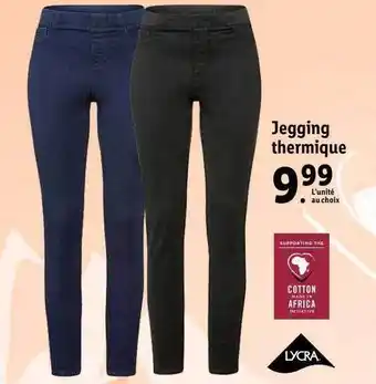 Lidl Jegging thermique lycra offre