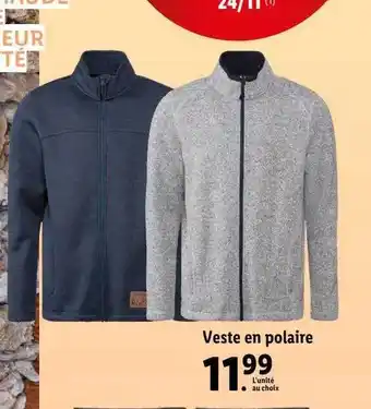 Lidl Veste en polaire offre