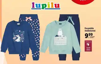 Lidl Ensemble molletonné lupilu offre