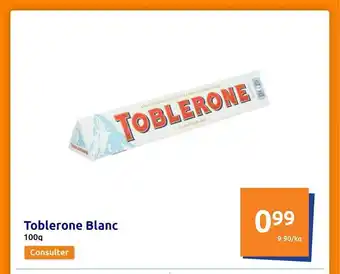 Action Toblerone blanc offre