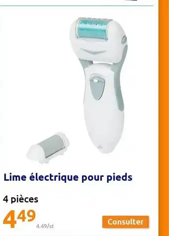 Action Lime électrique pour pieds offre