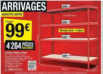 Étagère charge lourde