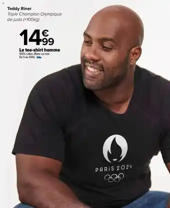 Carrefour Le tee-shirt homme offre