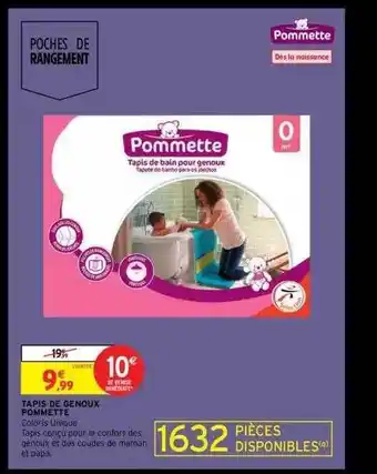 Intermarché Tapis de genoux pommette offre