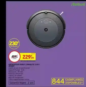 Intermarché Aspirateur robot connecté 2 en 1 irobot offre