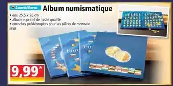 Norma Album numismatique leuchthurm offre
