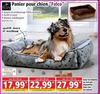 Norma Panier pour chien offre