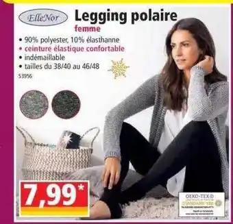Norma Legging polaire femme ellenor offre