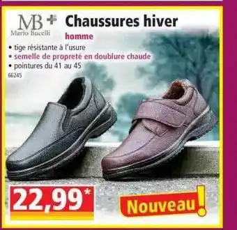 Norma Chaussures hiver homme mb offre