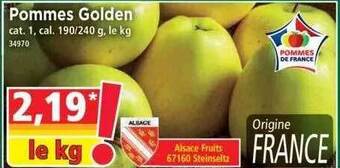 Norma Pommes golden offre