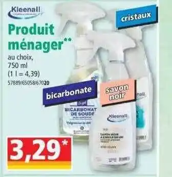 Norma Produit ménager kleenall offre