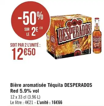 Bière aromatisé téquila