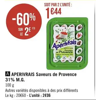 Aperivrais Saveurs de Provence